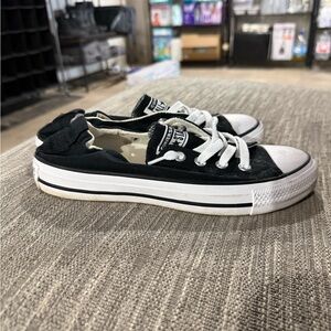 Converse Black and White Low-Top Sneakers